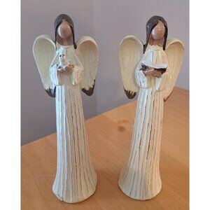 2 Vintage Angels Green Brier International 6.5" Christmas Holiday Figurine